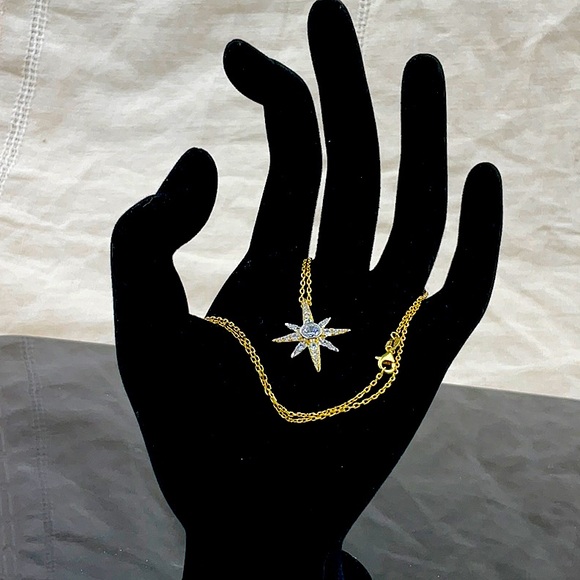 Jeulia Jewelry - Jeulia 18K Gold Over Sterling Silver 18” Necklace With Star Pendant